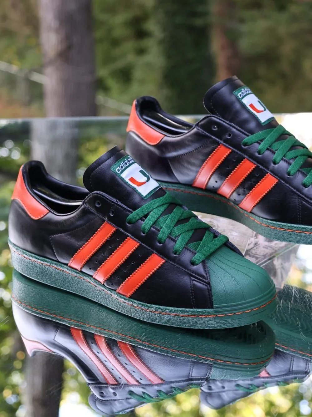 Adidas miadidas Superstar Miami Hurricanes 2015 B91258 Men's 10.5